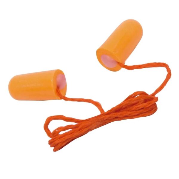 Protectores auditivos tipo tapon autoexpandible desechable sin cordón