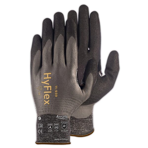 Guante HyFlex resistente a los cortes y repelente al aceite 11939