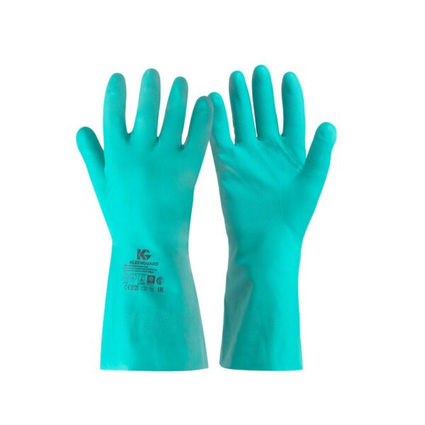 Guante de nitrilo verde G80 de 13"