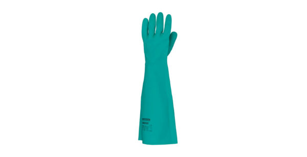 Guante de nitrilo verde G80 de 18"