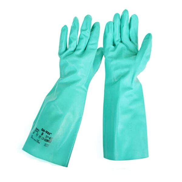 Guante AlphaTec de Nitrilo Verde de 13" 37175